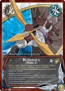 Kidomaru (State 2) N-1051 Naruto trading card