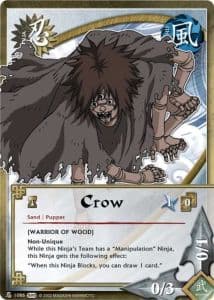 Crow N-1053 Naruto trading card
