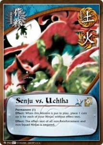 Senju vs. Uchiha M-711 Naruto trading card