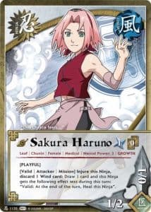 Sakura Haruno N-1102 Naruto trading card
