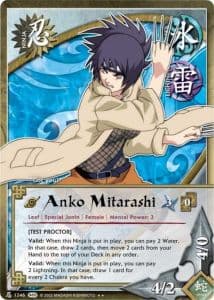 Anko Mitarashi N-1177 Naruto trading card