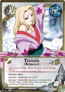 Tsunade (Kimono) N-1192 Naruto trading card