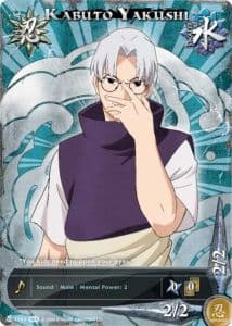 Kabuto Yakushi N-1194 Naruto trading card