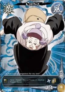Chiyo N-1199 Naruto trading card