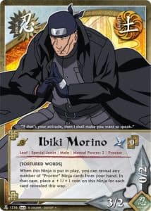 Ibiki Morino N-1207 Naruto trading card