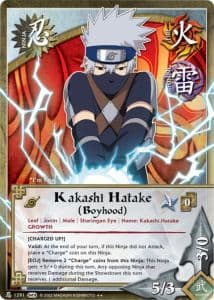 Kakashi Hatake (Boyhood) N-1222 Naruto trading card