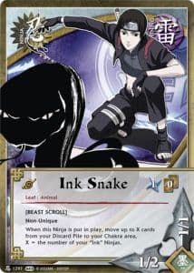 Ink Snake N-1228 Naruto trading card