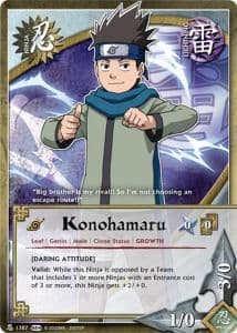 Konohamaru N-1295 Naruto trading card
