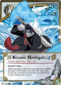 Kisame Hoshigaki N-1314 Naruto trading card