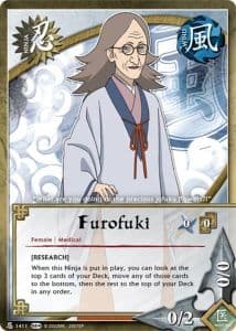 Furofuki N-1319 Naruto trading card