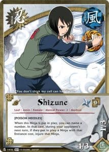 Shizune N-1324 Naruto trading card