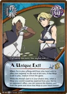 A Unique Exit M-839 Naruto trading card