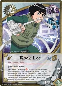 Rock Lee N-1358 Naruto trading card