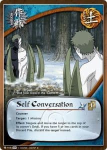Self Conversation M-857 Naruto trading card