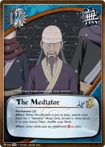 The Mediator M-881 Naruto trading card