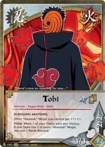 Tobi N-1415 Naruto trading card
