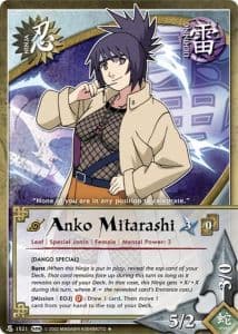 Anko Mitarashi N-1429 Naruto trading card