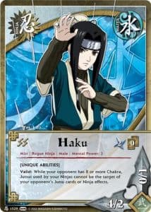Haku N-1437 Naruto trading card