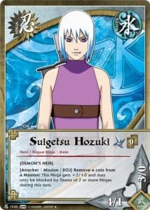Suigetsu Hozuki N-1438 Naruto trading card