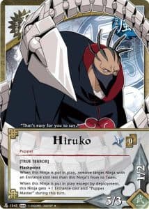 Hiruko N-1453 Naruto trading card