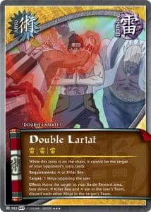 Double Lariat J-962 Naruto trading card