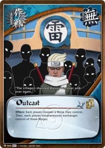 Outcast M-908 Naruto trading card