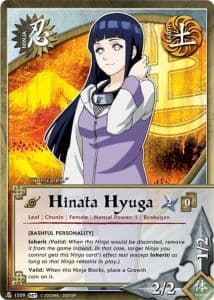 Hinata Hyuga N-1467 Naruto trading card