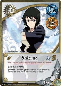 Shizune N-1522 Naruto trading card