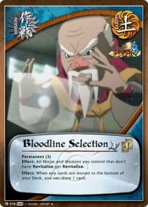 Bloodline Selection M-917 Naruto trading card
