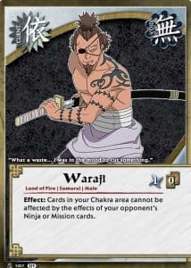 Waraji C-068 Naruto trading card