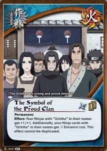 The Symbol of the Proud Clan M-948 Naruto trading card