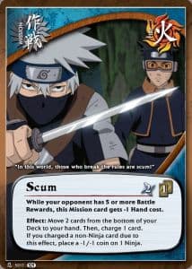 Scum M-955 Naruto trading card