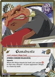 Gamabunta N-1599 Naruto trading card