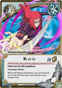 Karin N-1620 Naruto trading card
