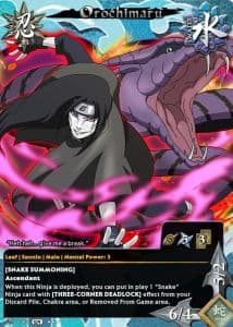 Orochimaru N-1636 Naruto trading card