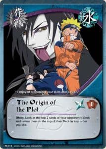The Origin of the Plot PR-013 Naruto trading card