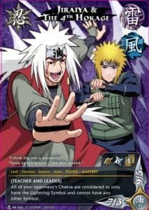 The Fourth Hokage & Jiraiya N-1852 Naruto trading card