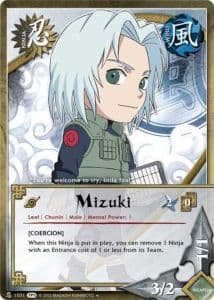 Mizuki N-1734 Naruto trading card