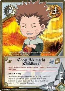 Choji Akimichi (Childhood) N-1740 Naruto trading card