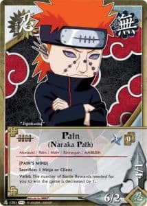 Pain (Naraka Path) N-1790 Naruto trading card