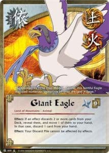 Giant Eagle C-072 Naruto trading card