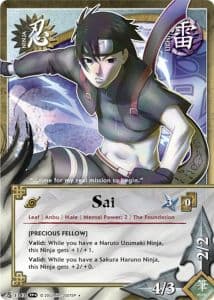 Sai N-1803 Naruto trading card