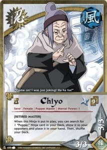 Chiyo N-1822 Naruto trading card