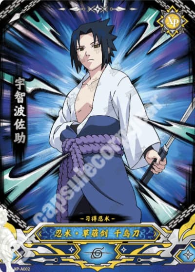 Sasuke Uchiha NR-XP-A002 Naruto trading card