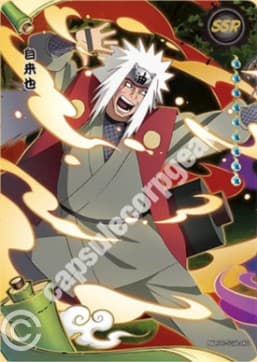 Jiraiya CC-SSR-001 Naruto trading card