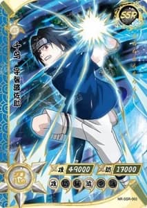 Sasuke Uchiha NR-SSR-002 Naruto trading card