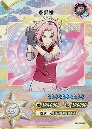 Sakura Haruno NR-SP-026 Naruto trading card