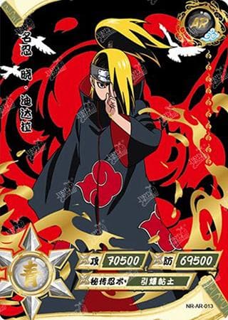 Deidara NR-AR-013 Naruto trading card