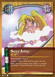 Sexy Jutsu card artwork