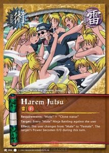 Harem Jutsu card artwork
